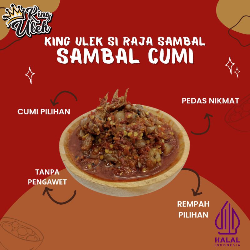 

PROMO SAMBAL CUMI KING ULEK - SAMBAL KING ULEK - SAMBAL PEDAS