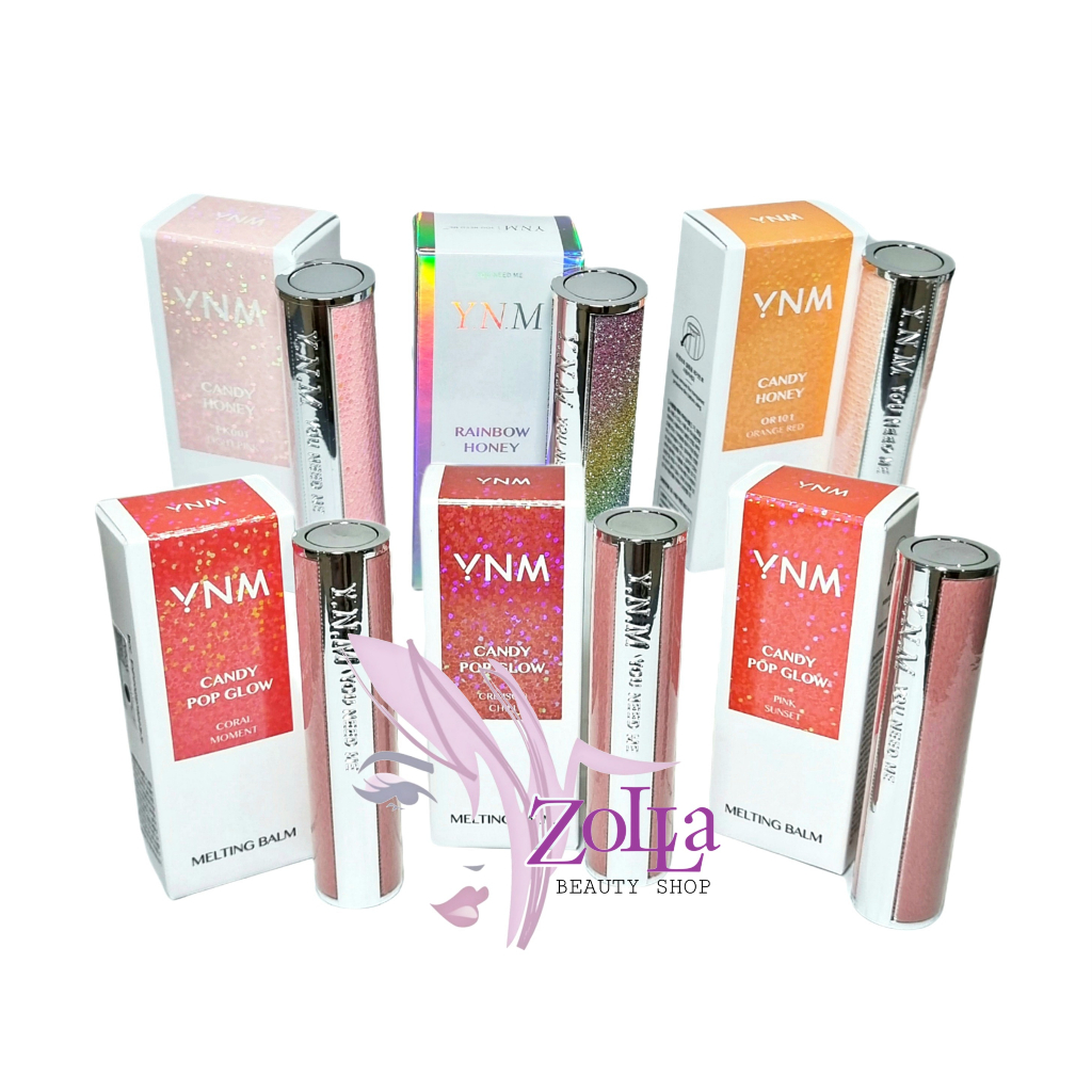 YNM LIP BALM KOREA - BPOM - YNM YOU NEED ME RAINBOW HONEY CANDY POP GLOW MELTING BALM