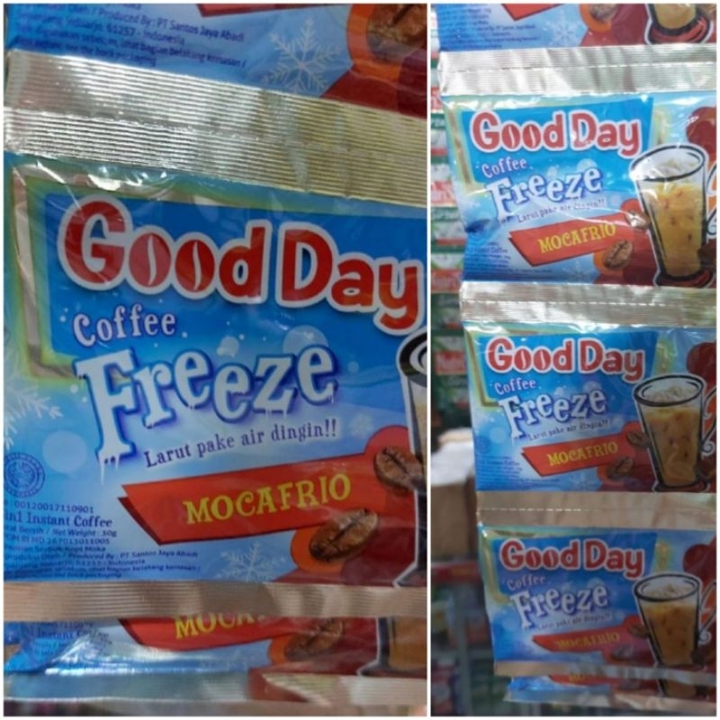 

Good Day Freeze Mocafrio Rentengan Rencengan Isi 10 Sachet Pcs 30 Gr