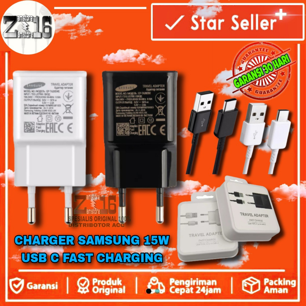 Casan Samsung A51 Ori 100% Charger Fast Charging Samsung A51s Type C