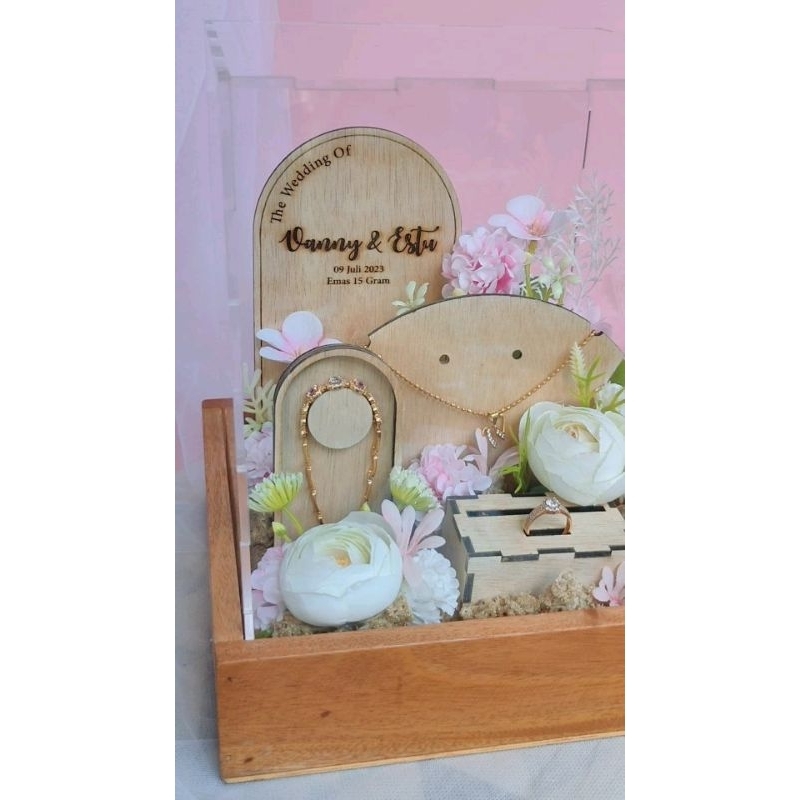 Box perhiasan mahar Mahar perhiasan box seserahan