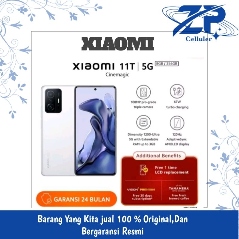 XIOMI MI 11T 8GB/256GB GARANSI RESMI XIOMI