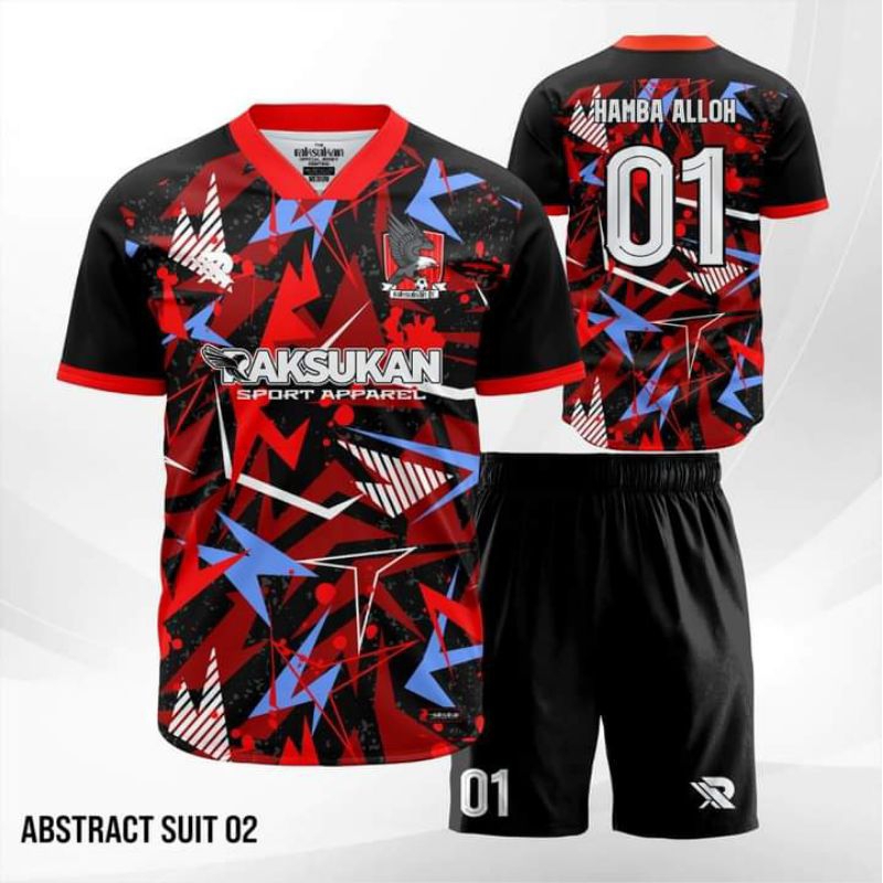 Jersey Setelan Sepakbola / Futsal ( bisa custom design sendiri )