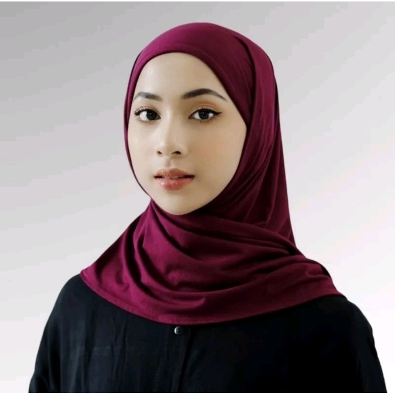 HIJAB SEGI INSTAN JERSY / JILBAB SEGI INSTAN JERSY / HIJAB INSTAN REMAJA