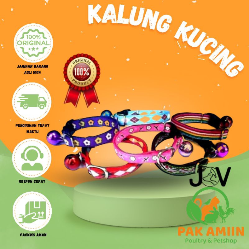 Kalung Kucing Motif Kalung Kucing/Anjing Kecil Premium