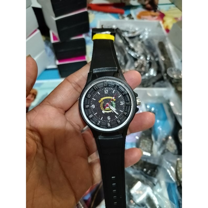 jam tangan bhayangkari rubber