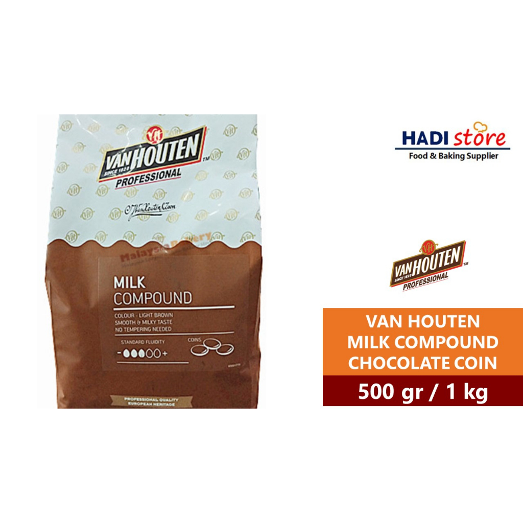 

VAN HOUTEN COKLAT CHOCOLATE COMPOUND COIN - MILK