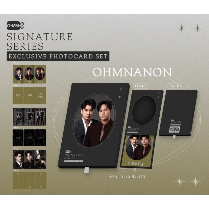 Ohmnanon Photocard Set Signature Series