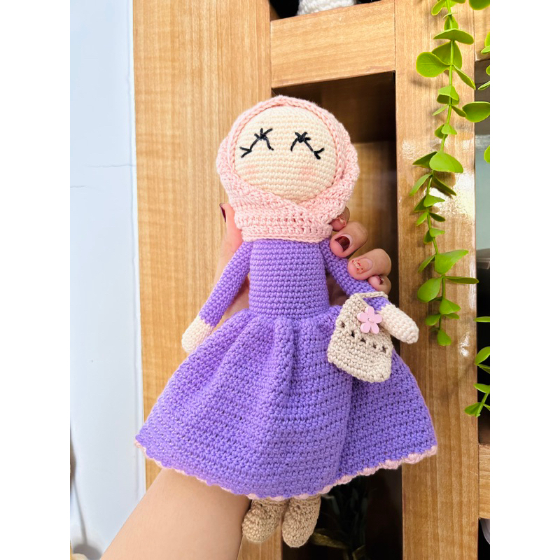 boneka rajut hijab