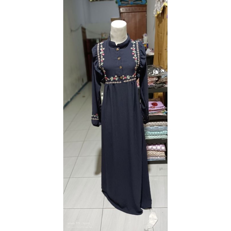 gamis renda  bordil