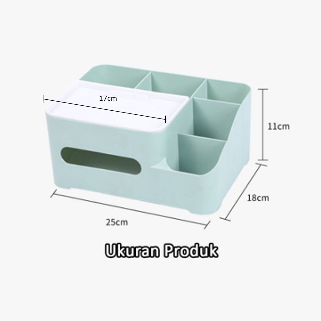KOTAK TISU SERBAGUNA | TISSUE BOX |  KOTAK PENYIMPANAN | SMARTPHONE HOLDER |TISSUE BOX MULTIFUNGSI