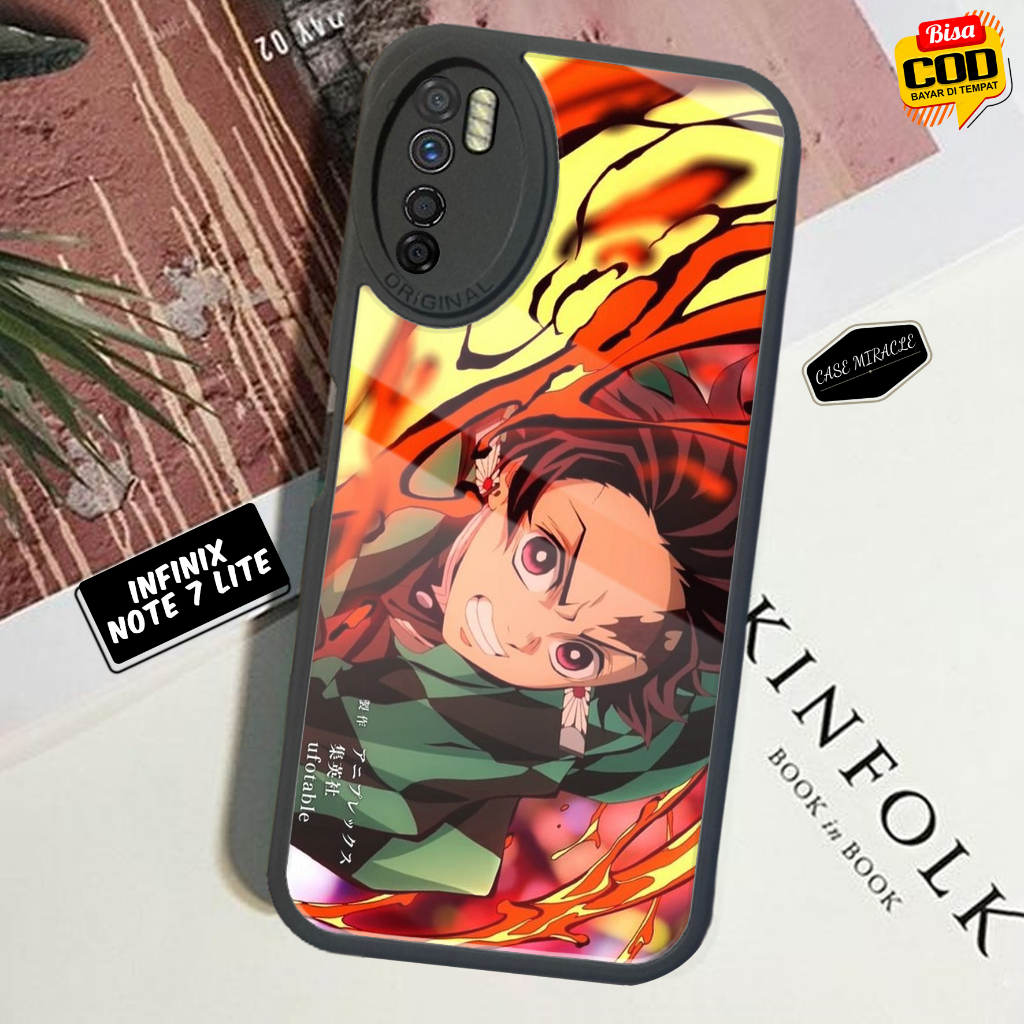 Case INFINIX NOTE 7 LITE - Casing INFINIX NOTE 7 LITE Terbaru CASE MIRACLE [ MOTIF 30 ] Cassing Hp -