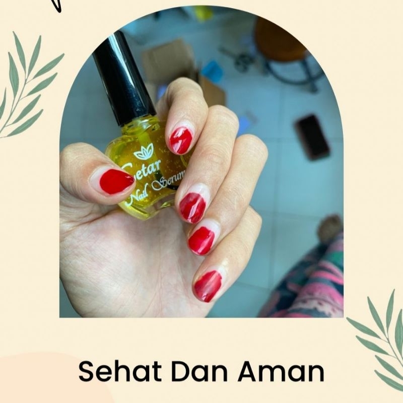 CETAR NAIL SERUM BOOSTER KUKU sehat kuat perawatan kuku cantik isi 10 ml