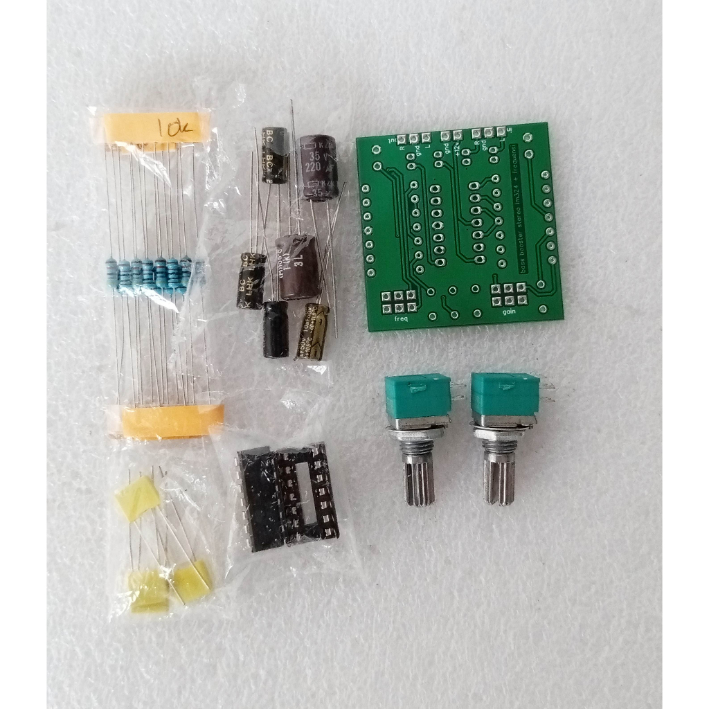 DIY Bass Booster LM324 Plus Frequensi