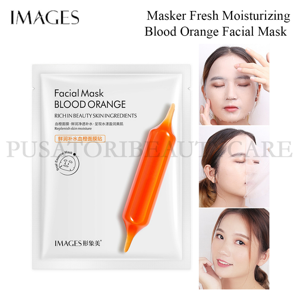 IMAGES Masker Fresh Moisturizing Blood Orange Facial Mask