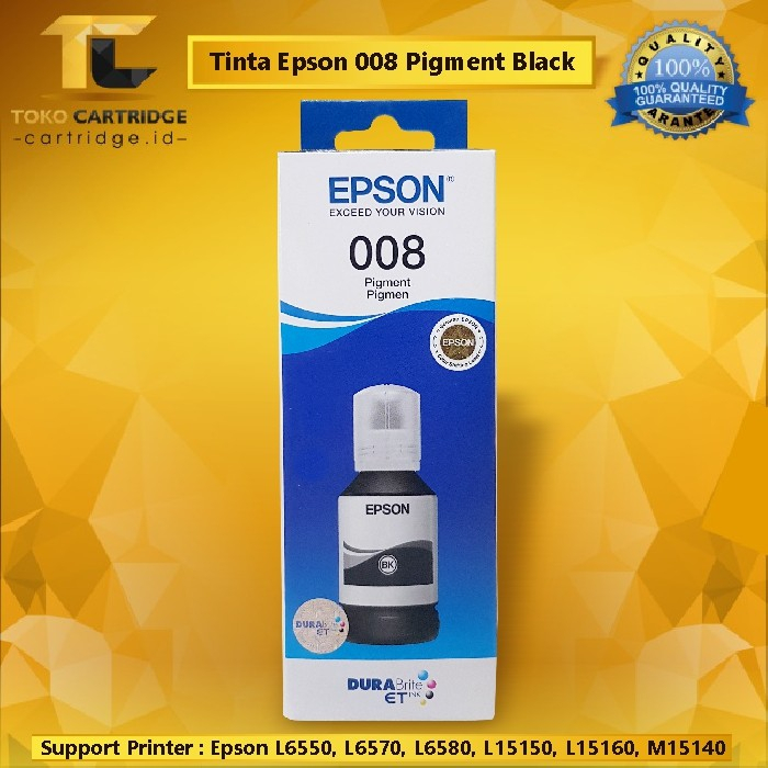 Cairan Tinta Refil 008 Pigment L6550 L6570 L6580 L15150 L15160 Original