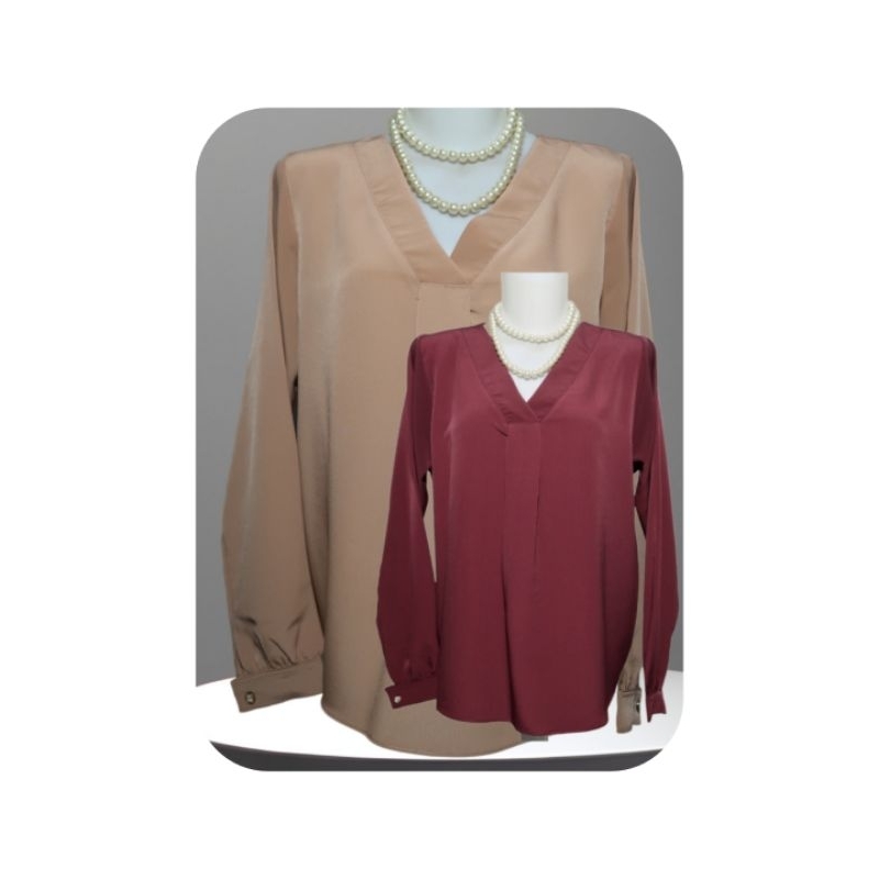 blouse polos wanita/atasan wanita muslim