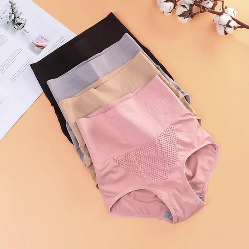 Celana Dalam Korset Wanita Briefs Elastis Seamless High Waist CD Wanita korset pelangsing tinggi pinggang