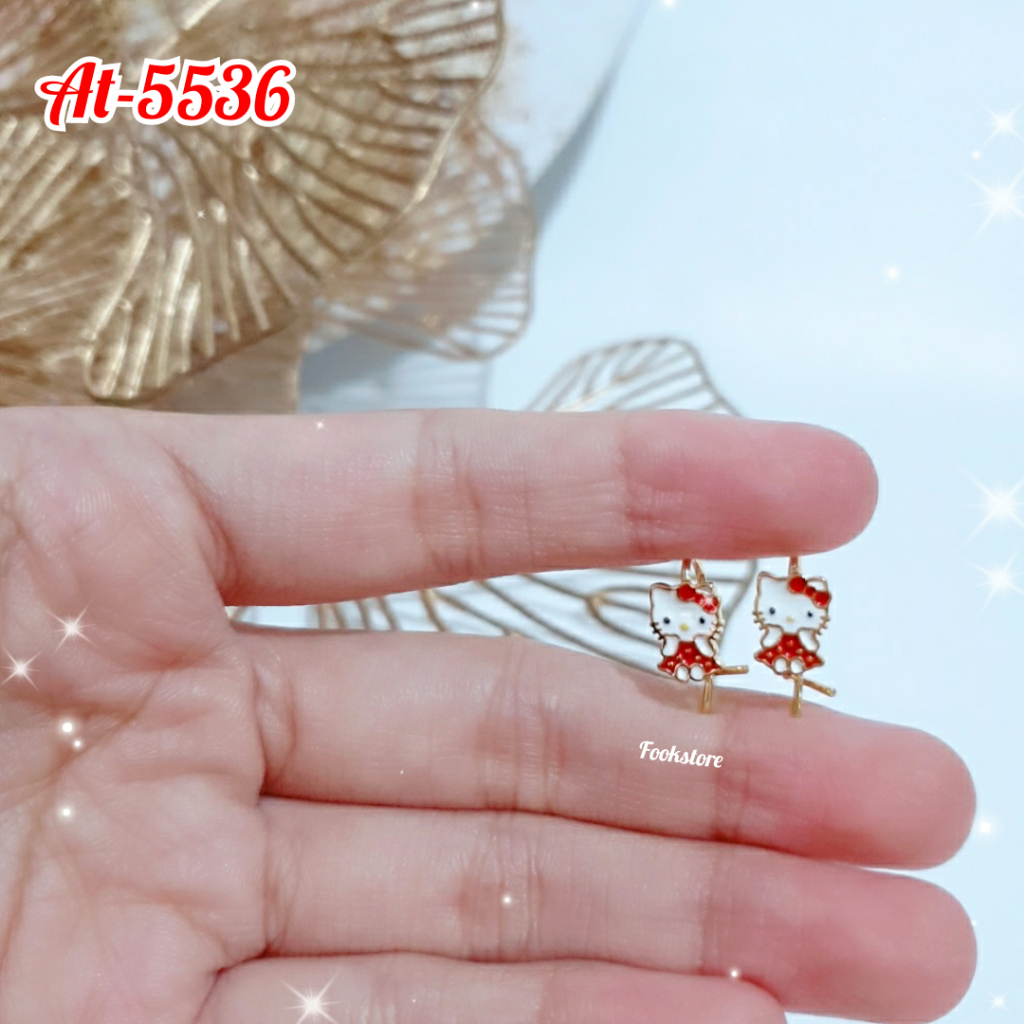 ANTING ANAK PEREMPUAN MOTIF KARTUN KARAKTER /AT-5534/AT-5535/AT-5536