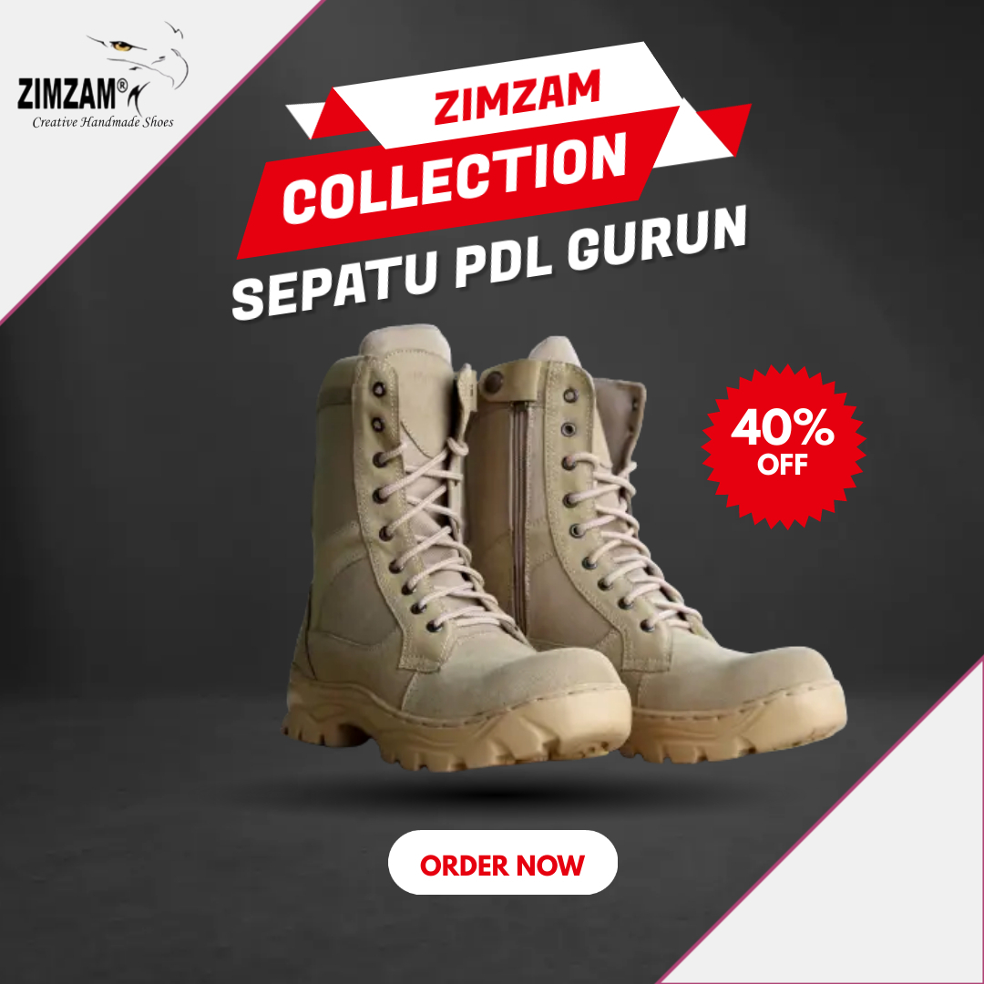 SEPATU ZIMZAM PDL NINJA DELTA GURUN BOOTS SAFETY