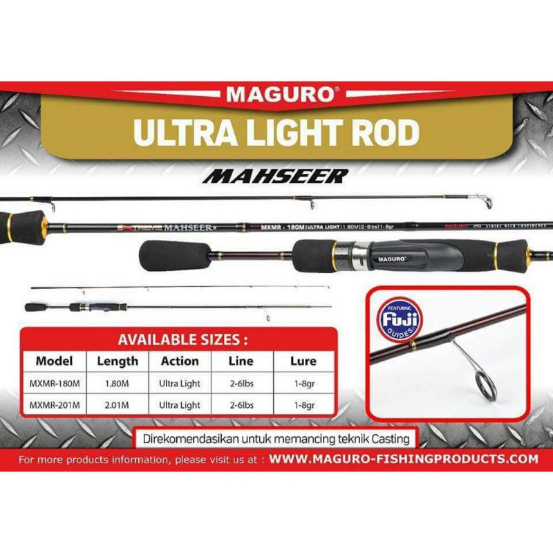 Joran UltraLight MAGURO EXTREME MAHSEER 201M