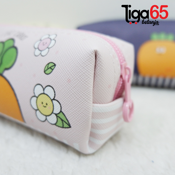 365 Tempat Pensil / Perlengkapan Sekolah Anak / Tempat Alat Tulis / Pencil Bag 223-002 Carrot