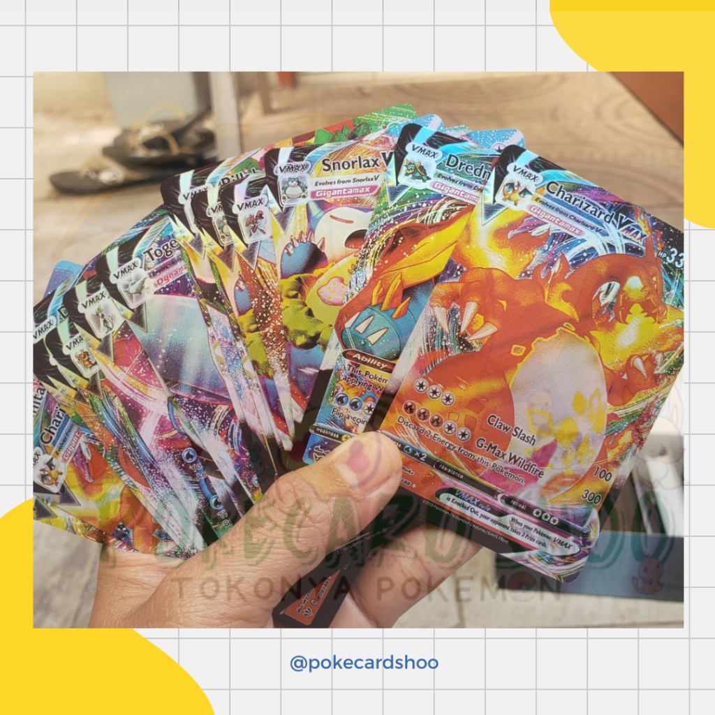 Paket Kartu Pokemon V Vmax Gx / Murah / Kartu OEM / Pokemon / Mainan Kartu KW