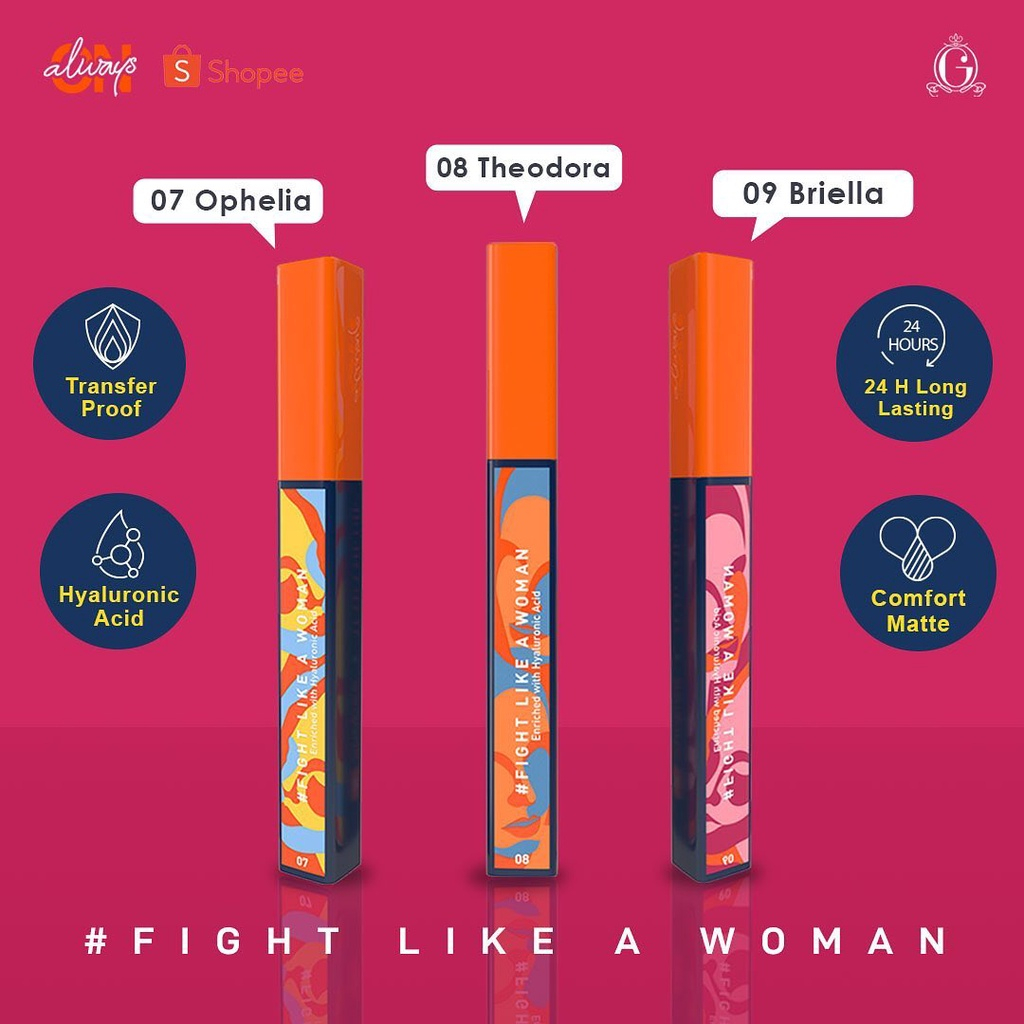 ❣️Rakkistore99❣️Madame Gie Always On Lip Cream (100% Original)