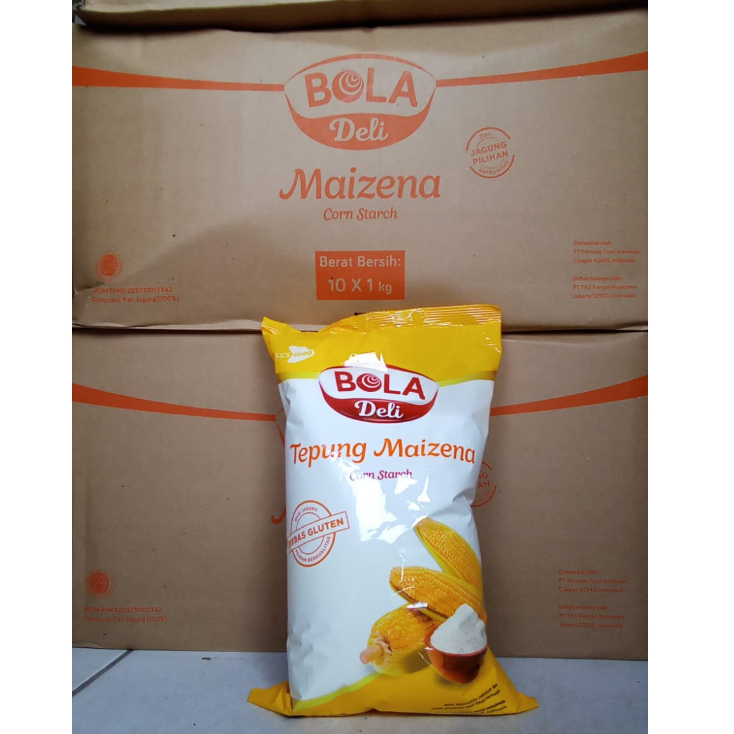 

TEPUNG MAIZENA BOLA DELI 1KG ISI 10 PACK