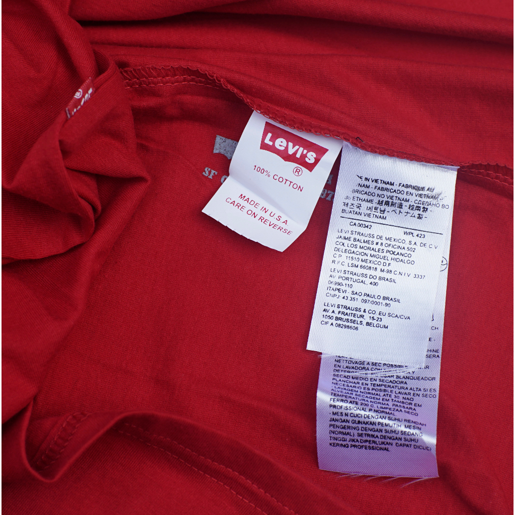 Kaos Levi's | Kaos Pria | Route Merah | KLPROUTE