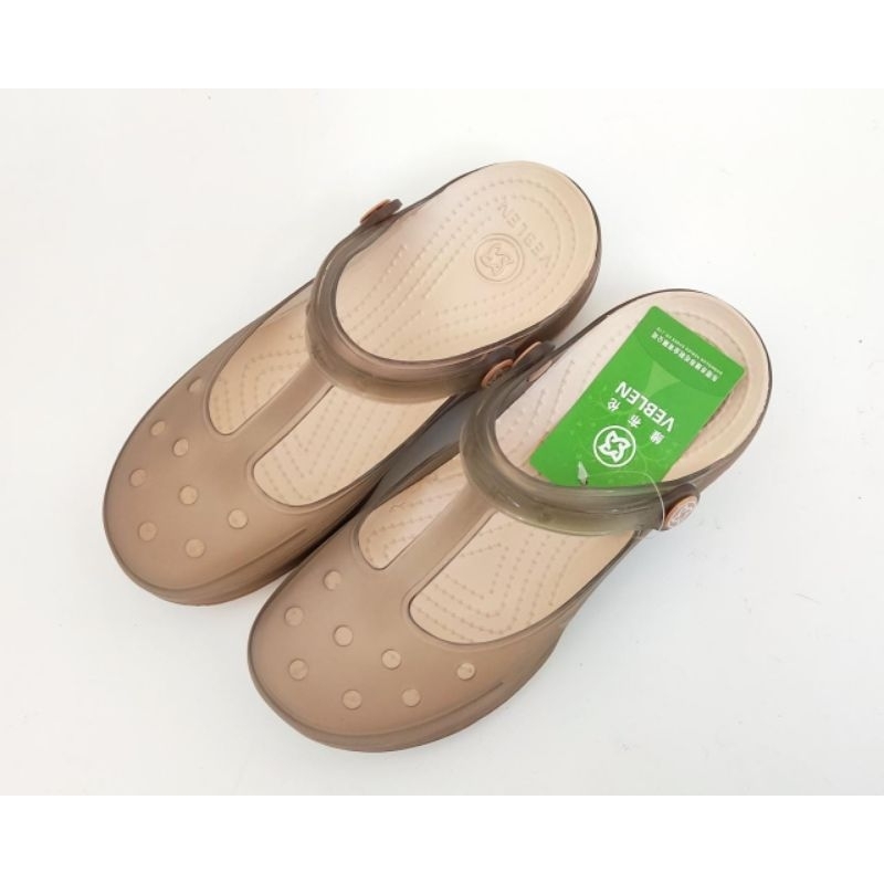 Sandal Veblen Non Crocs Wanita / Crocs MERYJANE/ Veblen