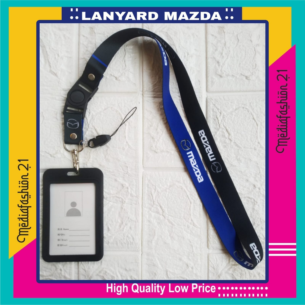 

Lanyard Tali Gantungan ID Card MAZDA Free Strap Gantungan HP/Flashdisk