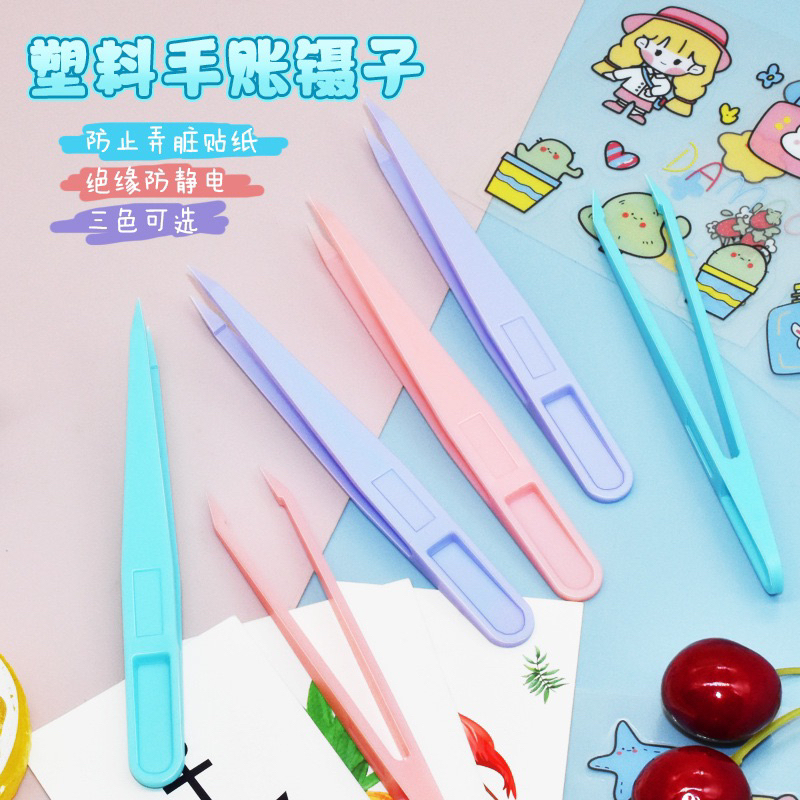 Pinset Plastik Pastel