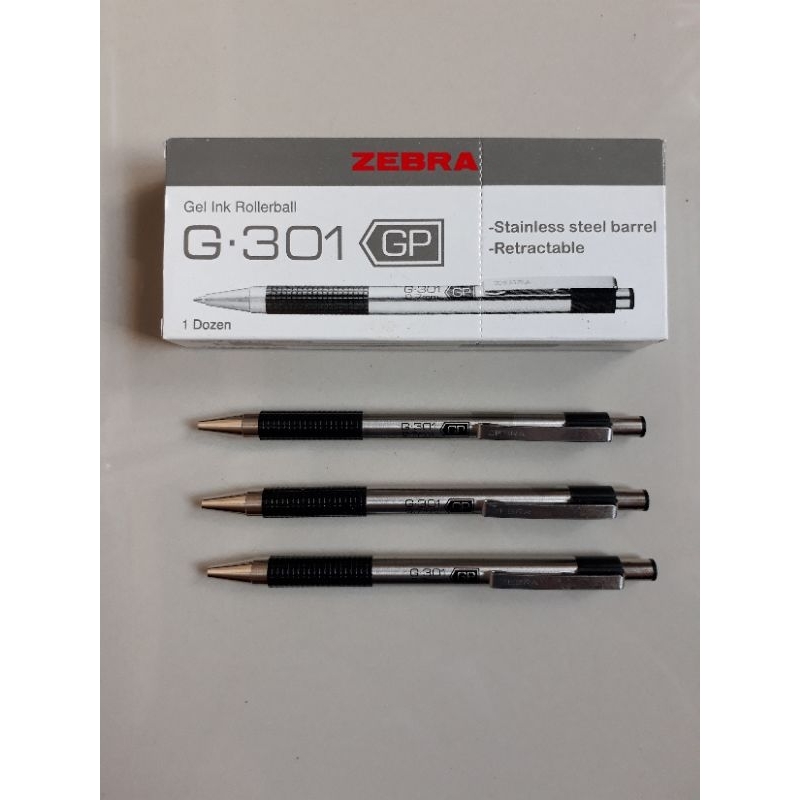 

Pen Gel Zebra G-301 0,7mm (Harga 1 Pcs/ 1 pulpen)