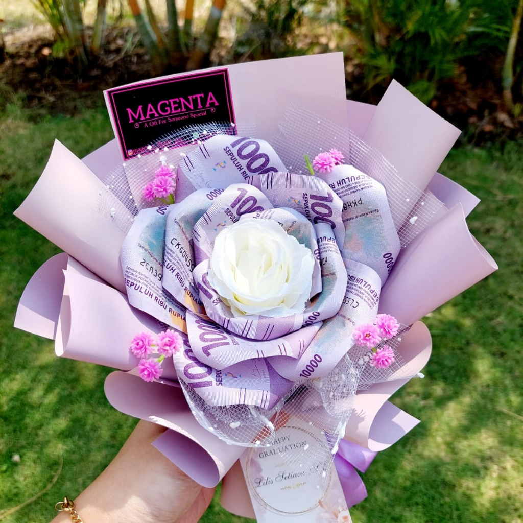 BUKET UANG | MONEY BOUQUET | MINI BUKET UANG| KADO HADIAH | BUKET WISUDA | BUKET BUNGA