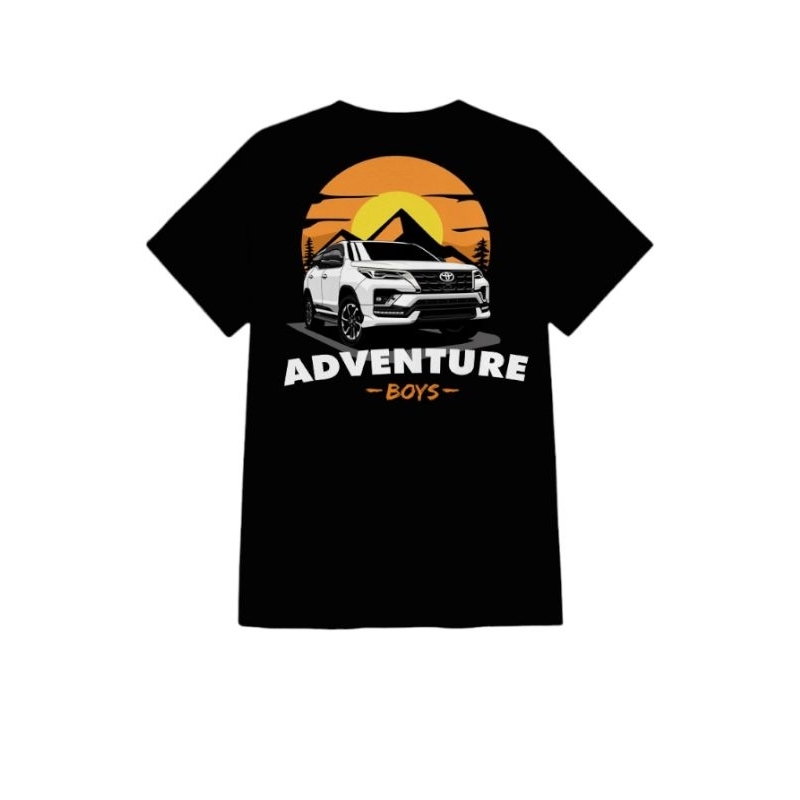 SMH Baju TOYOTA Fortuner - T-shirt TOYOTA Fortuner -Kaos TOYOTA Fortuner Adventure season 2