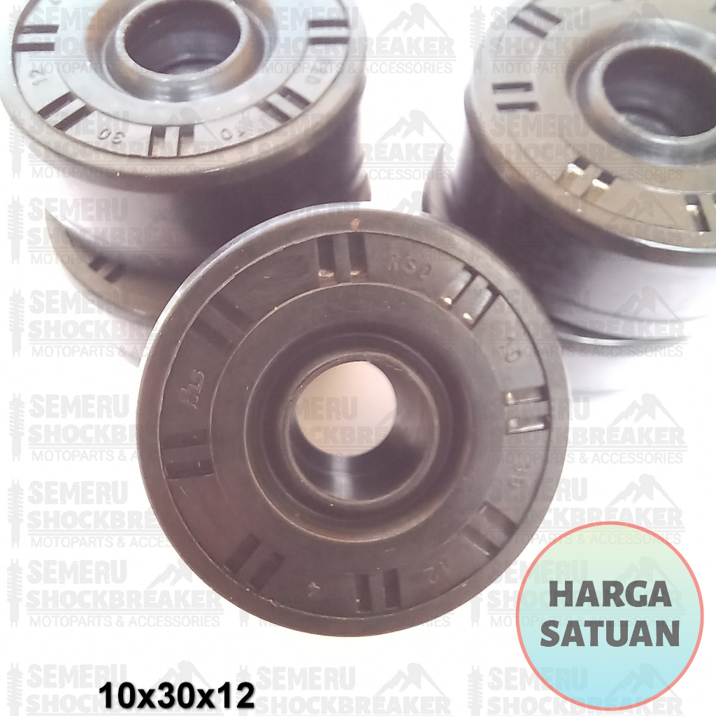 10x30x12mm Oil Seal Shock Breaker Belakang Honda GL Pro GL Max Tiger Verza Megapro Primus Lama (Sil 