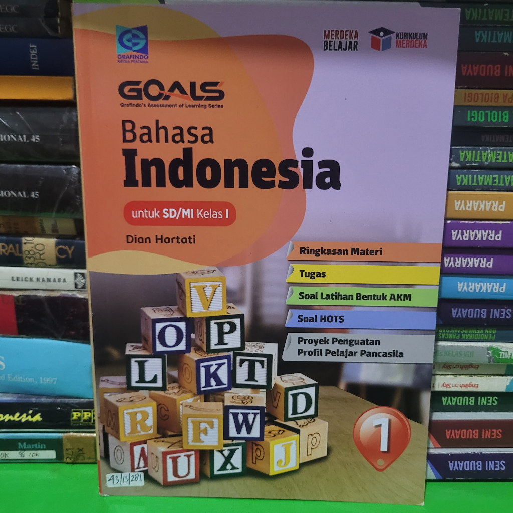 GOALS BAHASA INDONESIA KELAS 1/4 SD GRAFINDO KURIKULUM MERDEKA