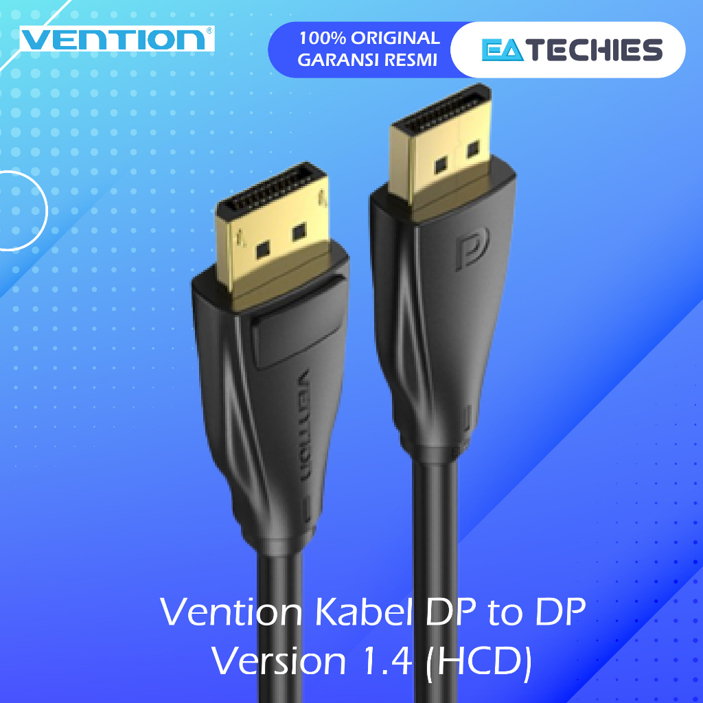 [3M] Vention Kabel DP TO DP DisplayPort Male to Display Port (DP) Male - HCD