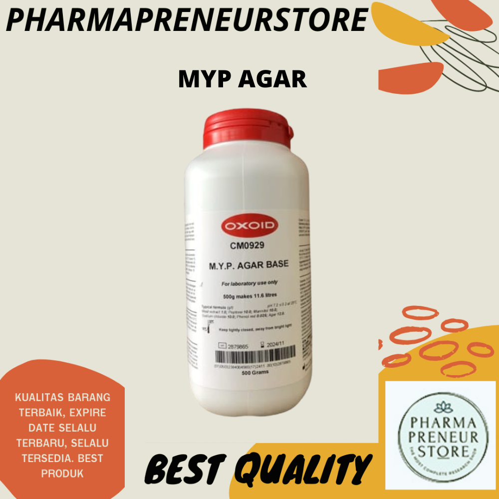 MYP AGAR 500 GRAM OXOID BEST QUALITY