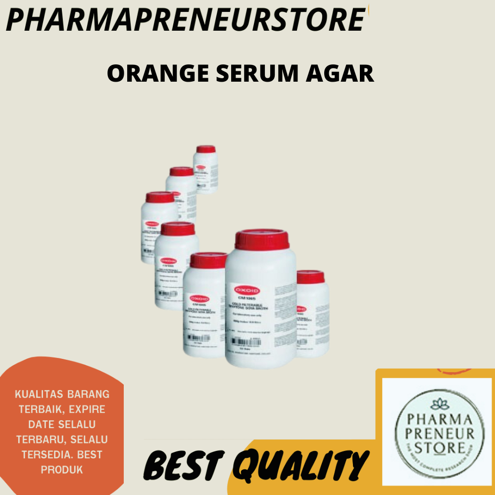 ORANGE SERUM AGAR 500 GRAM OXOID BEST QUALITY