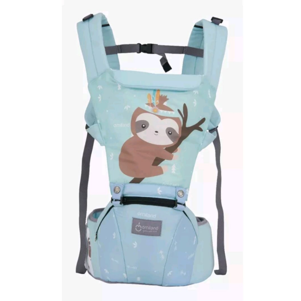 Omiland Gendongan Hip Seat Hipseat Sloth Series