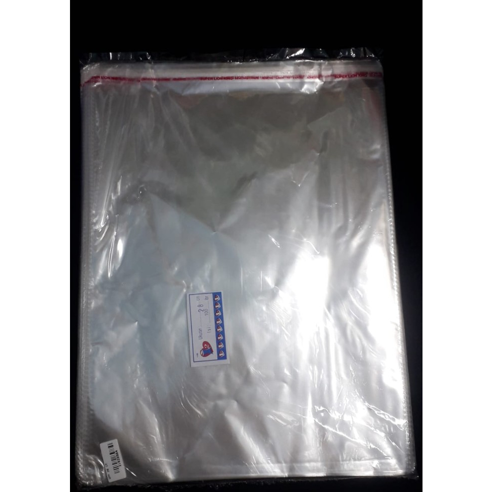 PLASTIK OPP SEAL / OPP 28 CM @100 LBR