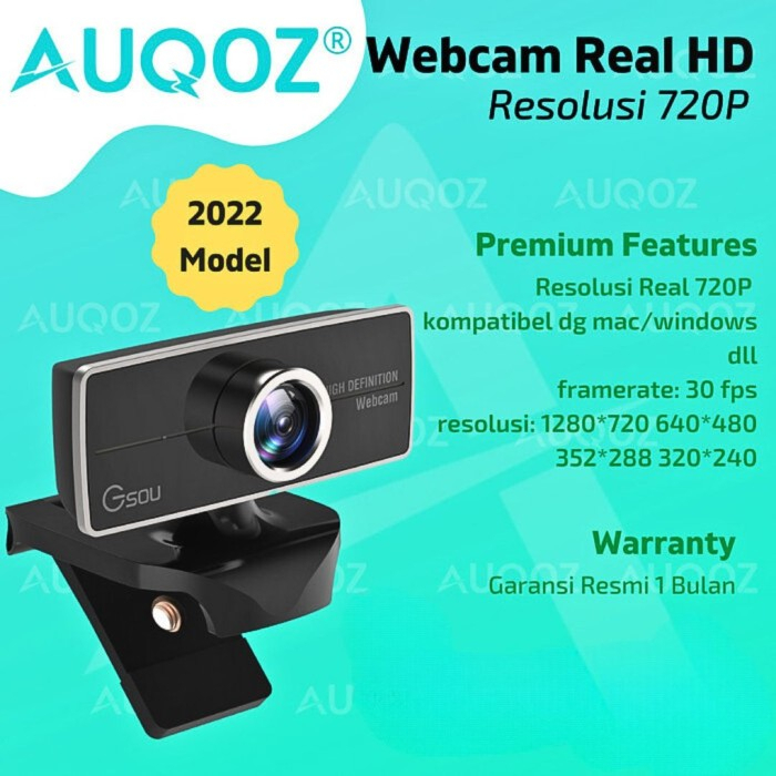 AUQOZ USB Webcam HD + Mic / Web Cam Video Camera Online Meeting 480P