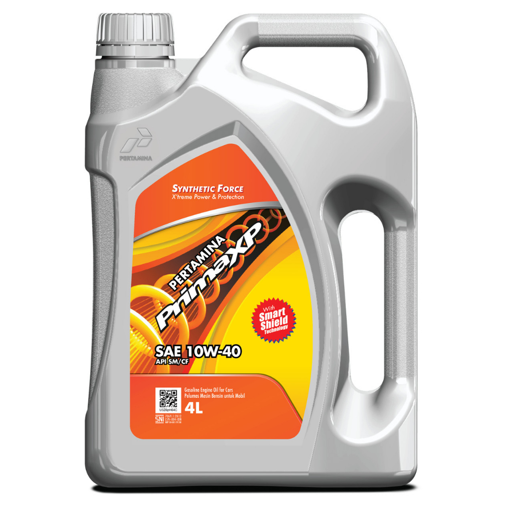 Oli pertamina prima XP sae 10w-40 api SM isi 4 liter