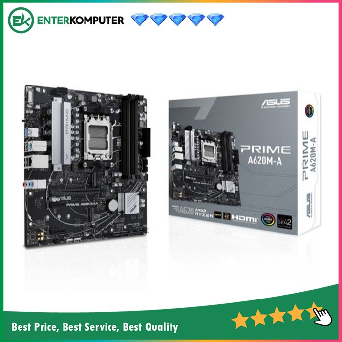 Asus PRIME A620M-A (AM5, A620, DDR5, USB3.2 Type-C, SATA3)