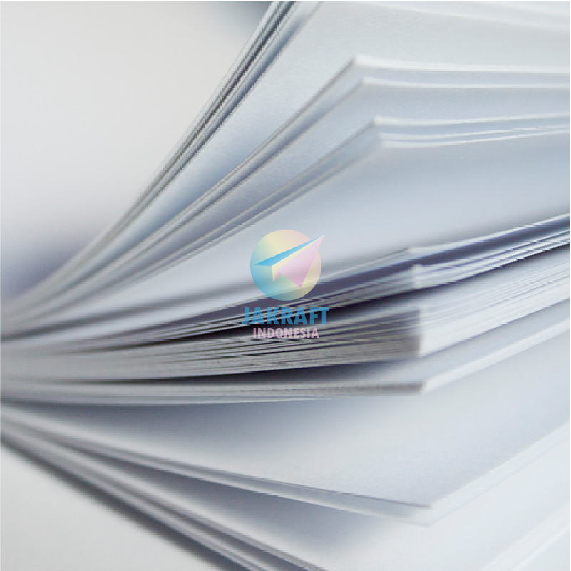 

(50 Lembar) Kertas Art Paper Carton Karton F4 Folio 210 Gsm Gram IDEO Putih 2 Sisi Glossy Tebal