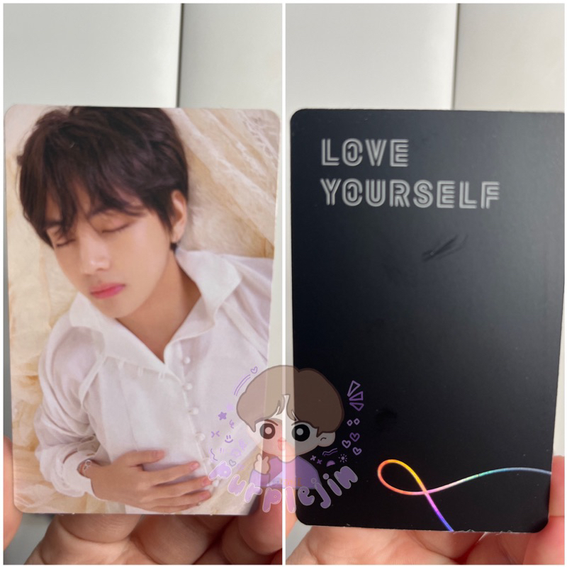 PC PHOTOCARD BTS TAEHYUNG V OFFICIAL BOBO TEAR U