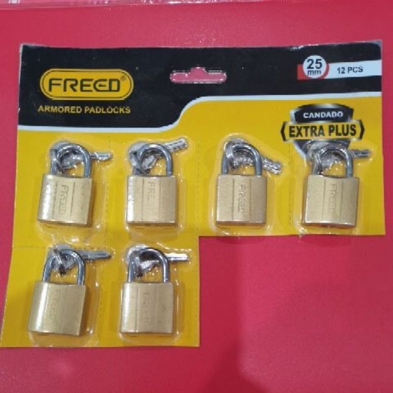 gembok koper 25mm freed/gembok koper freed 25mm