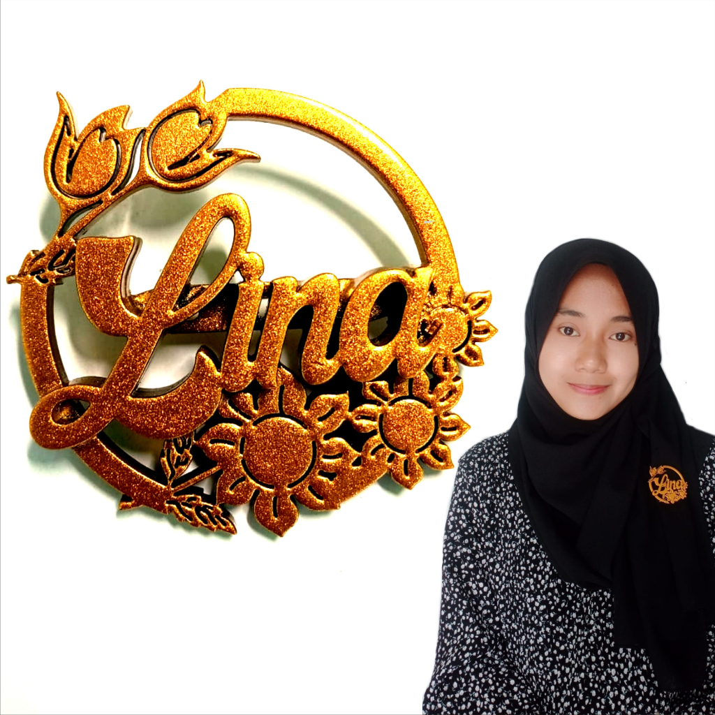 Bros jilbab sesuai nama sendiri model bunga tulip dan bunga mawar